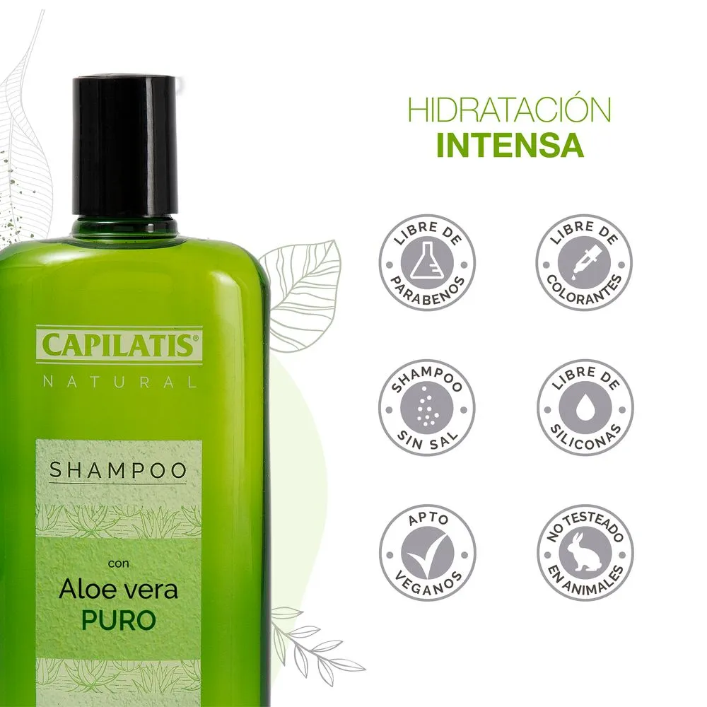 Capilatis Shampoo Aloe Vera Puro Hidratación Intensa