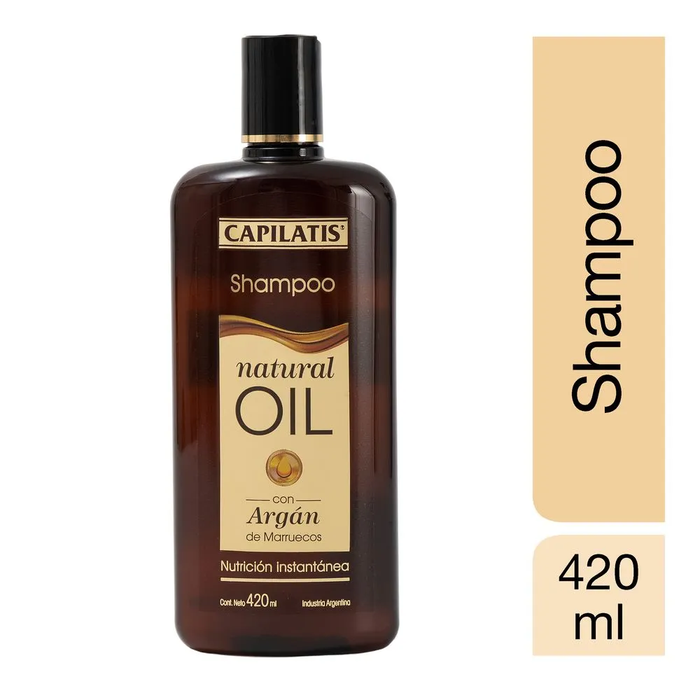 Capilatis Shampoo Capilar Natural Oil Con Argan De Marruecos