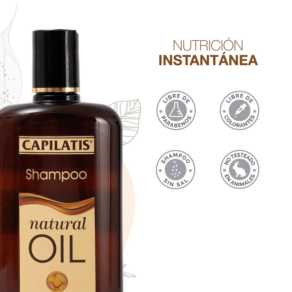 Capilatis Shampoo Capilar Natural Oil Con Argan De Marruecos