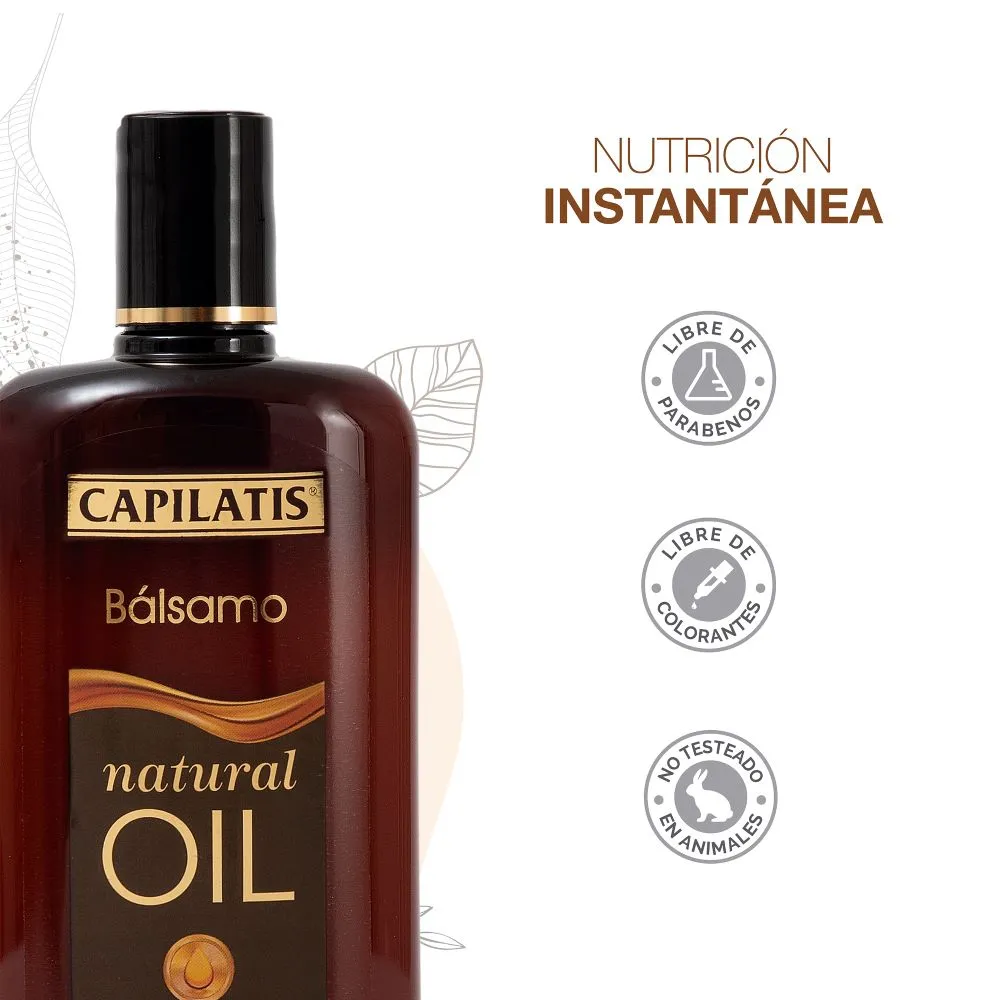 Capilatis Balsamo Capilar Natural Oil Con Argan De Marruecos