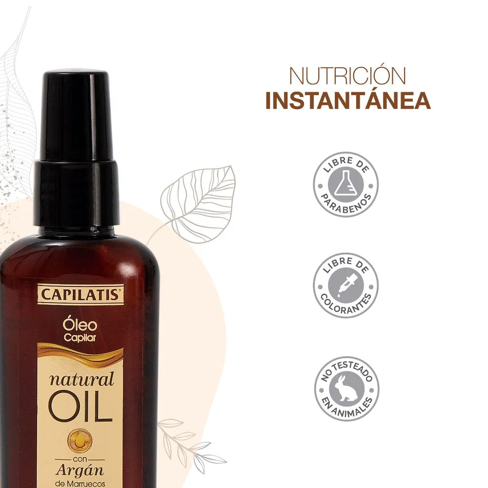 Capilatis Óleo Capilar Natural Oil Con Argan De Marruecos