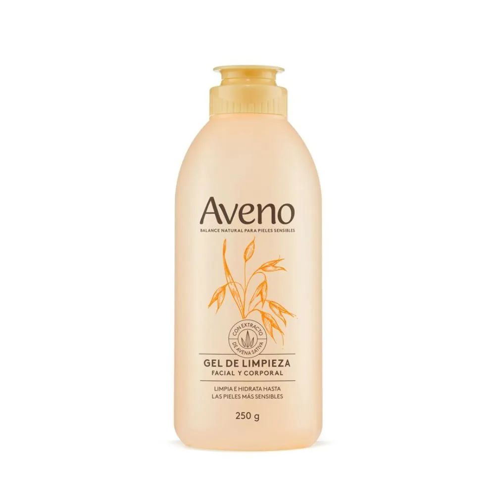 Aveno Gel De Limpieza Facial y Corporal Para Piel Sensible