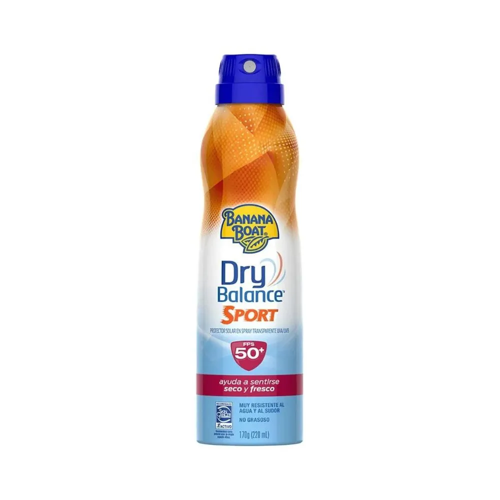Banana Boat Protector Solar Dry Balance Sport Spray Continuo FPS 50
