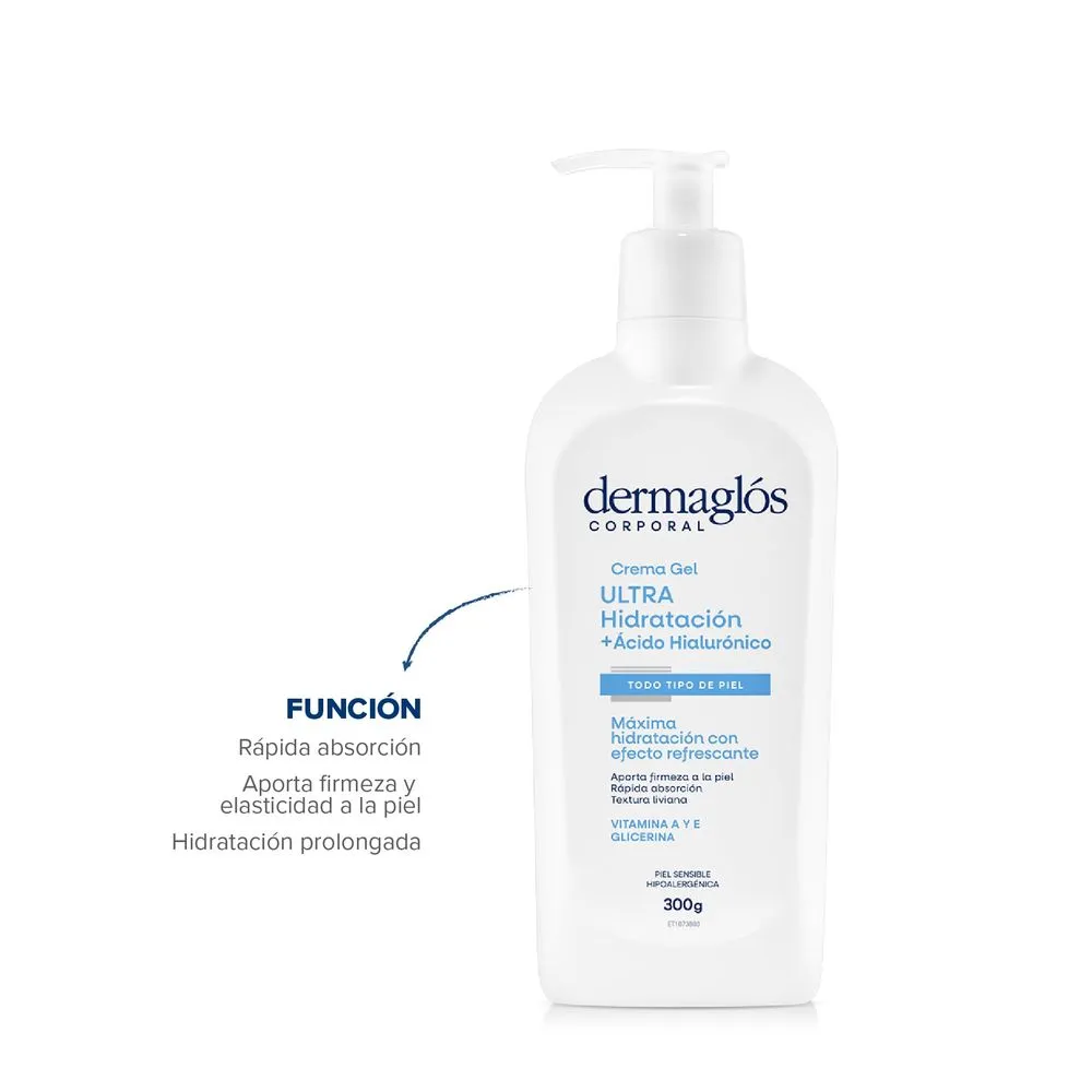 Dermaglós Crema Gel Ultra Hidratación Con Ácido Hialurónico