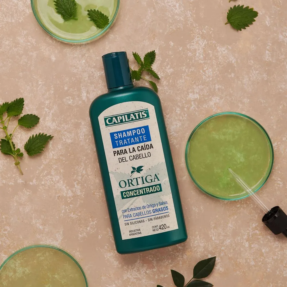 Capilatis Shampoo Tratante Para La Caída Del Cabello Graso