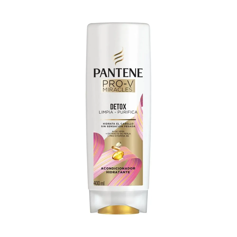 Pantene Acondicionador Pro-V Miracles Detox Limpia y Purifica