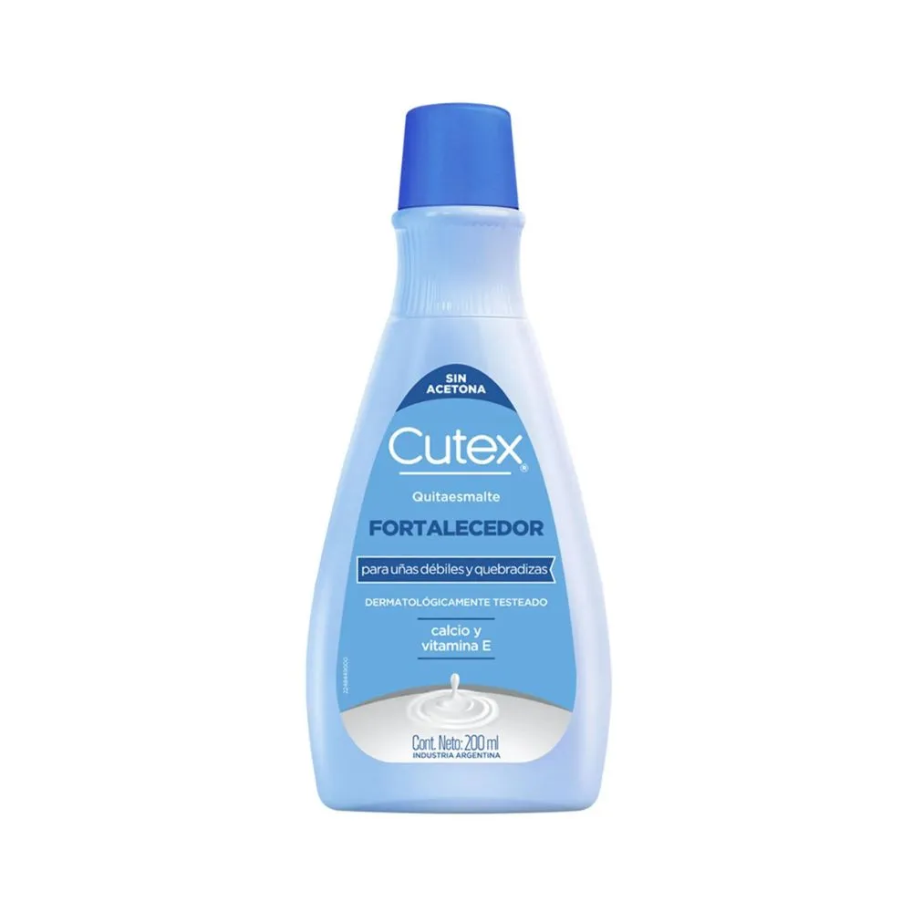 Cutex Quitaesmalte Fortalecedor Con Calcio y Vitamina E