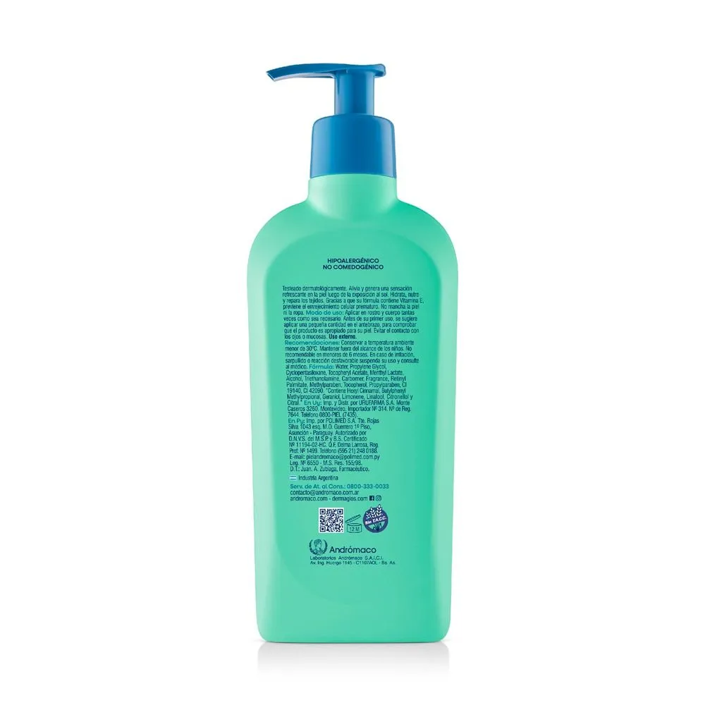 Dermaglós Gel Post Solar Refrescante Con Vitamina E