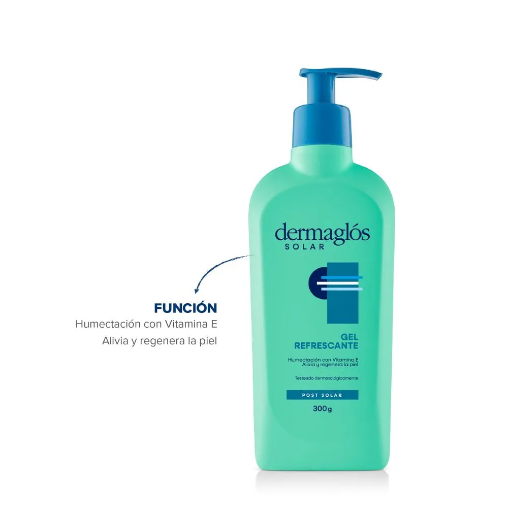 Dermaglós Gel Post Solar Refrescante Con Vitamina E