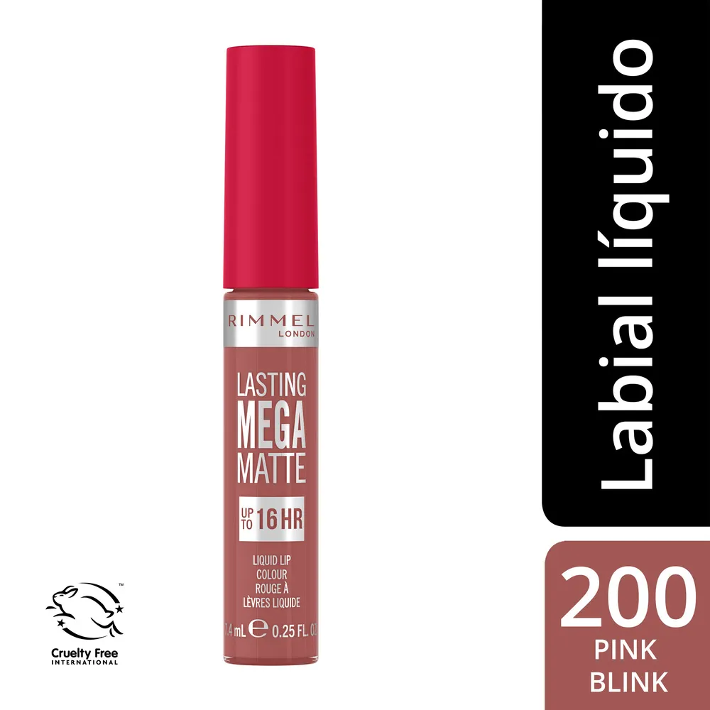 Rimmel Labial Líquido Lasting Mega Matte