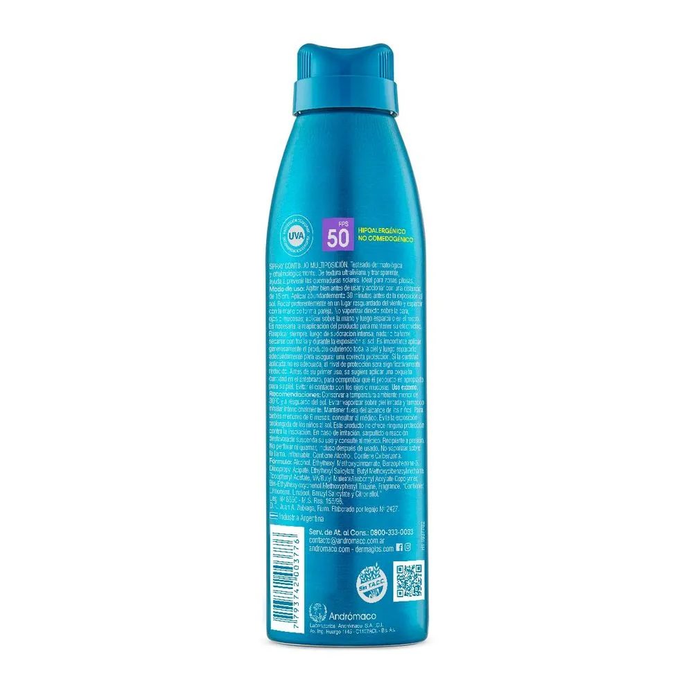 Dermaglós Protector Solar En Spray FPS 50