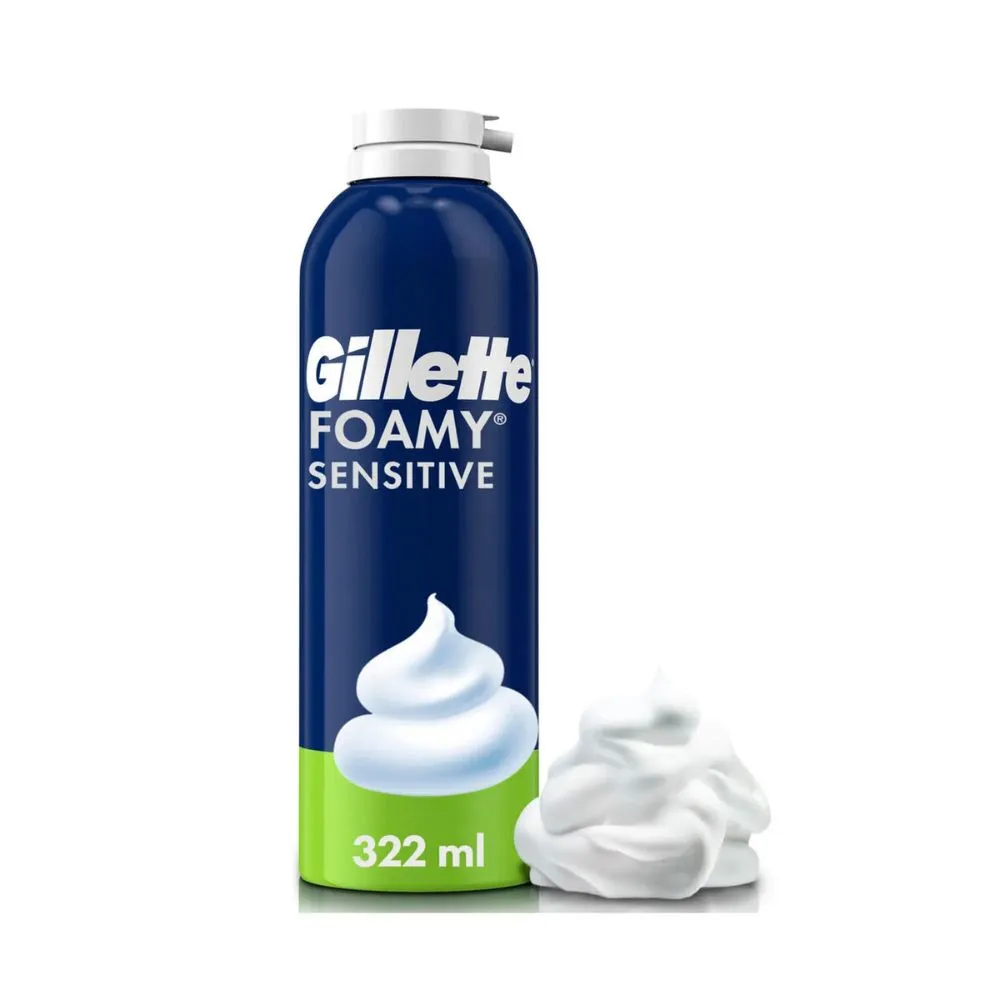 Gillette Espuma Para Afeitar Foamy Sensitive