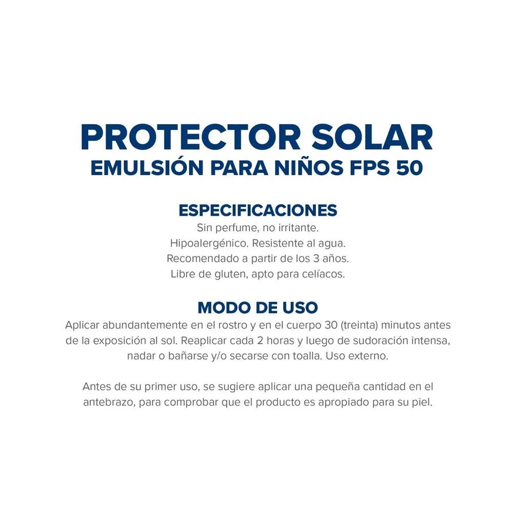 Dermaglós Protector Solar Niños FPS 50