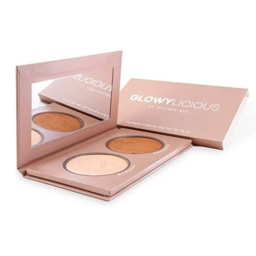 Brown Bee Paleta Bronzer + Highlighter Glowylicious