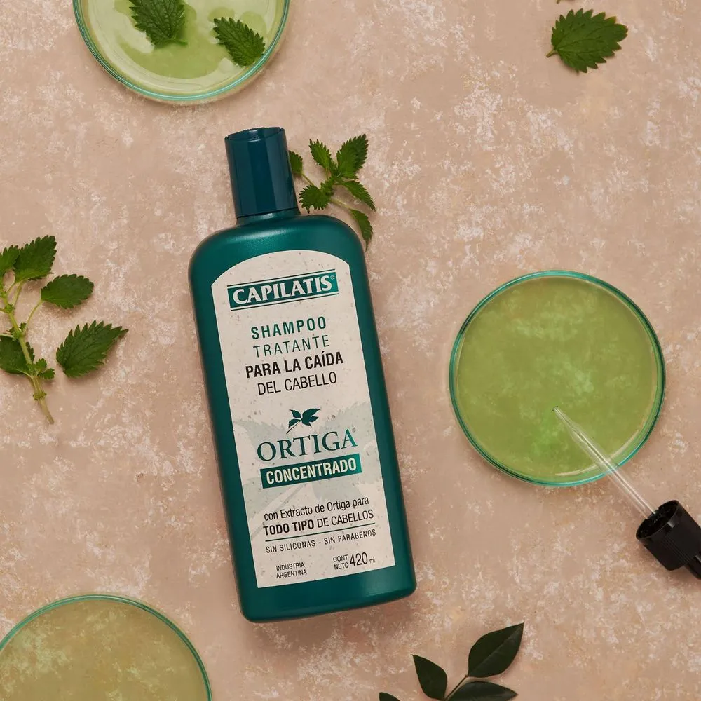 Capilatis Shampoo Tratante Para Caída Del Cabello Ortiga Concentrado
