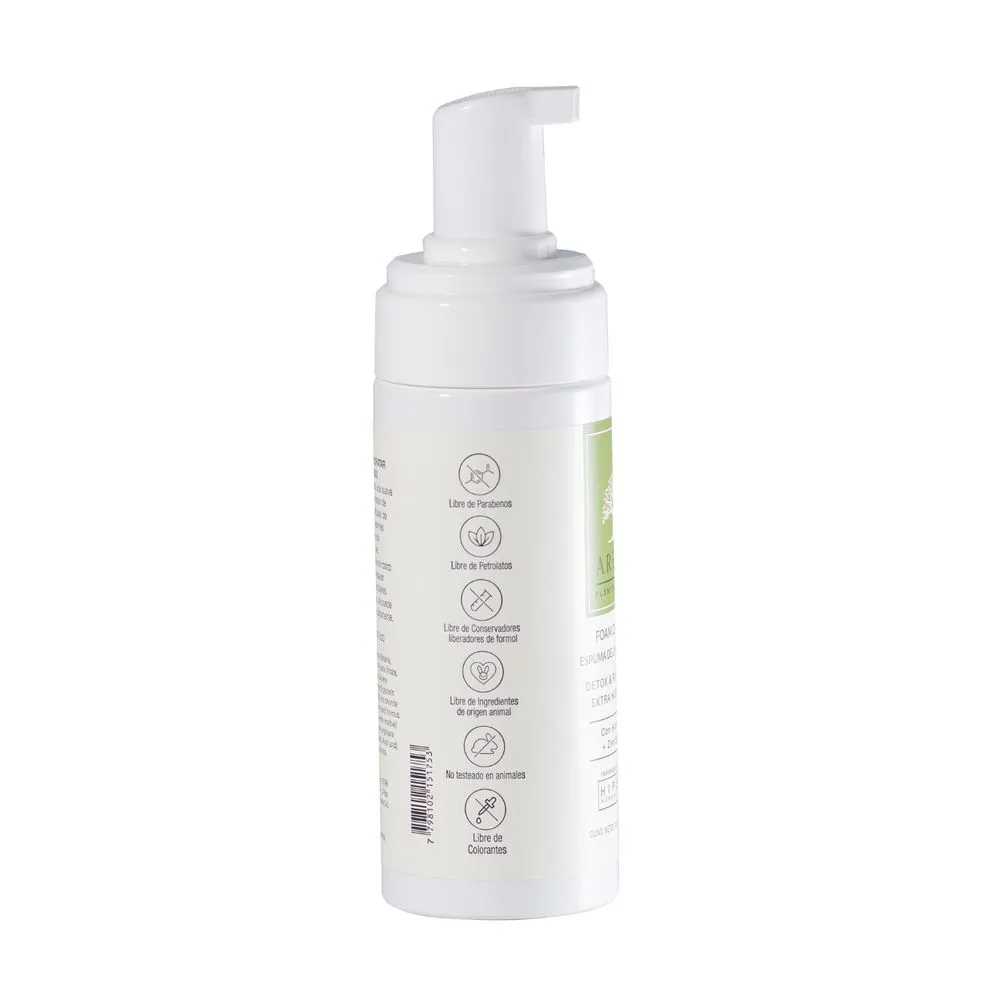 Arex Espuma De Limpieza Facial Detox Purificante