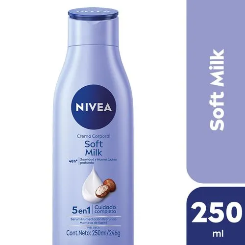 Nivea Crema corporal NIVEA Soft Milk 5 en 1 Piel seca 400 ml