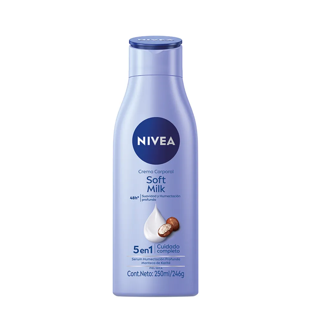 Nivea Crema corporal NIVEA Soft Milk 5 en 1 Piel seca 400 ml
