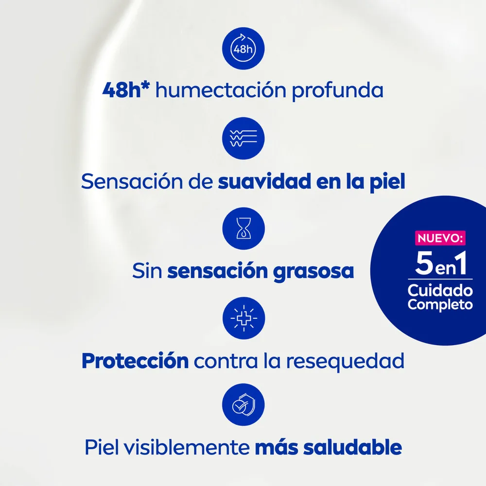 Nivea Crema corporal NIVEA Soft Milk 5 en 1 Piel seca 400 ml