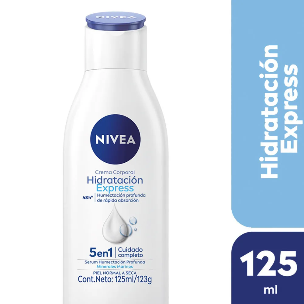 Nivea Crema Corporal Hidratación Express Humectación Profunda Piel Normal a Seca