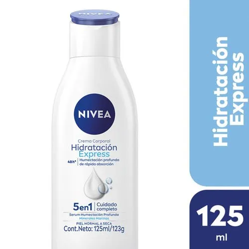 Nivea Crema Corporal Hidratación Express Humectación Profunda Piel Normal a Seca