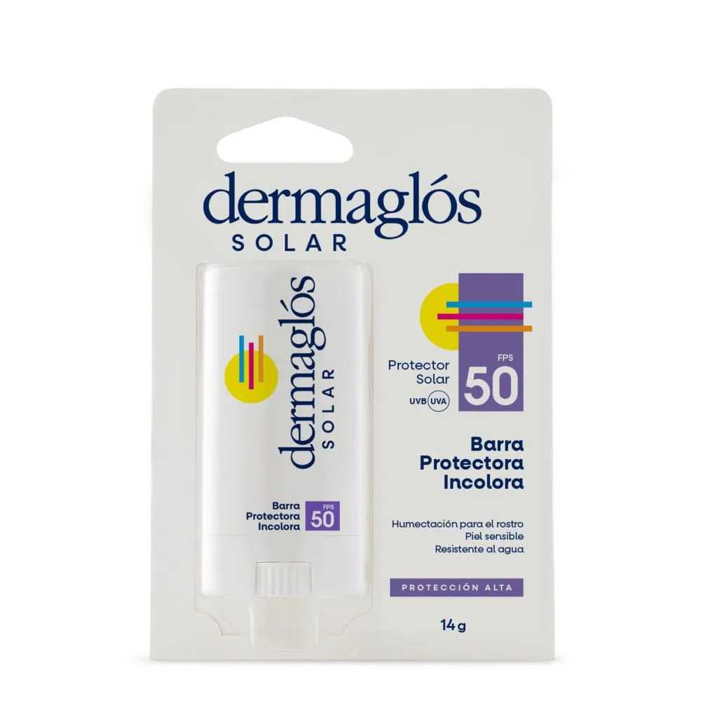 Dermaglós Barra Protectora Solar Incolora FPS 50