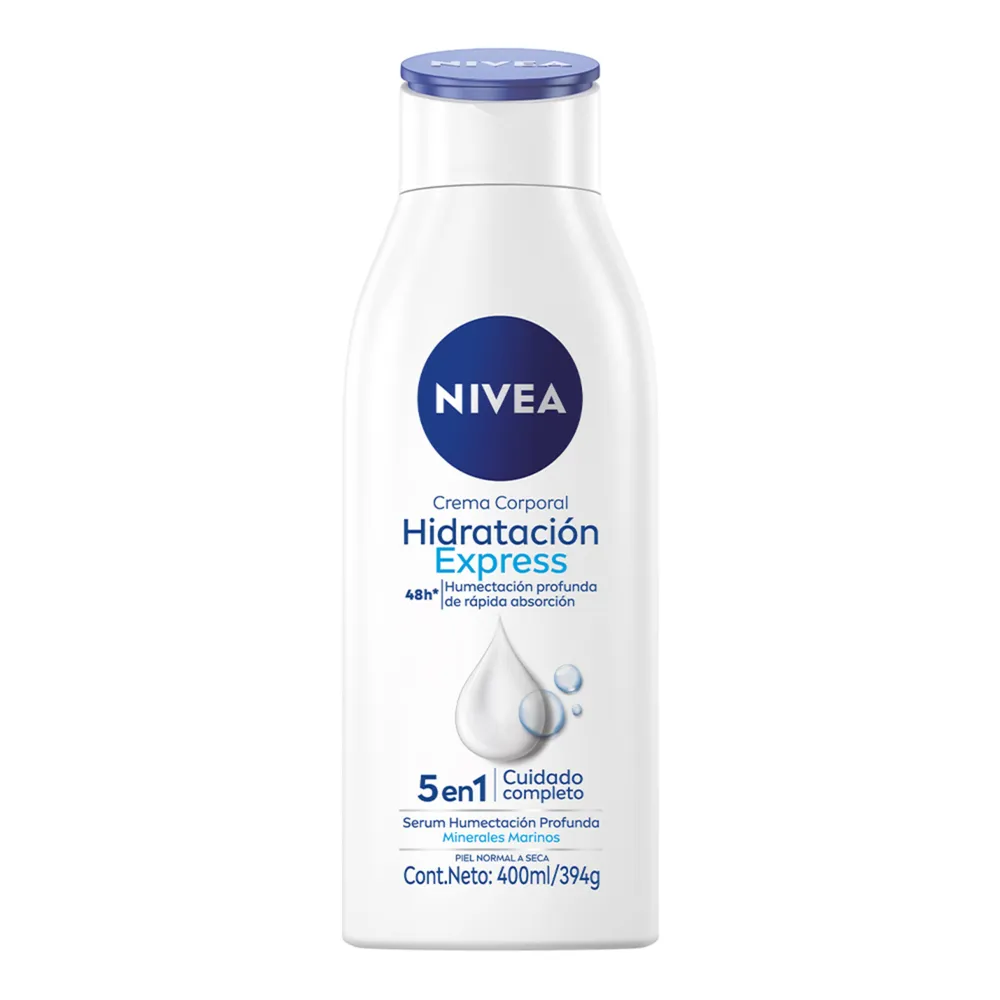 Nivea Crema Corporal Hidratación Express Humectación Profunda Piel Normal A Seca