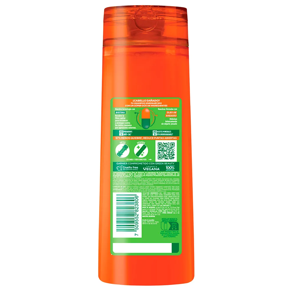 Fructis Shampoo Fructis Goodbye Daños