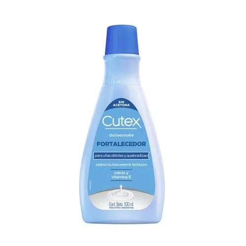 Cutex Quitaesmalte Fortalecedor Para Uñas Débiles y Quebradizas