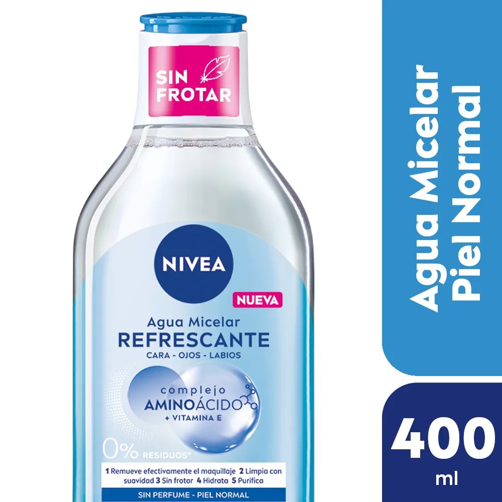 Nivea Agua Micelar 5 En 1 Refrescante Piel Normal