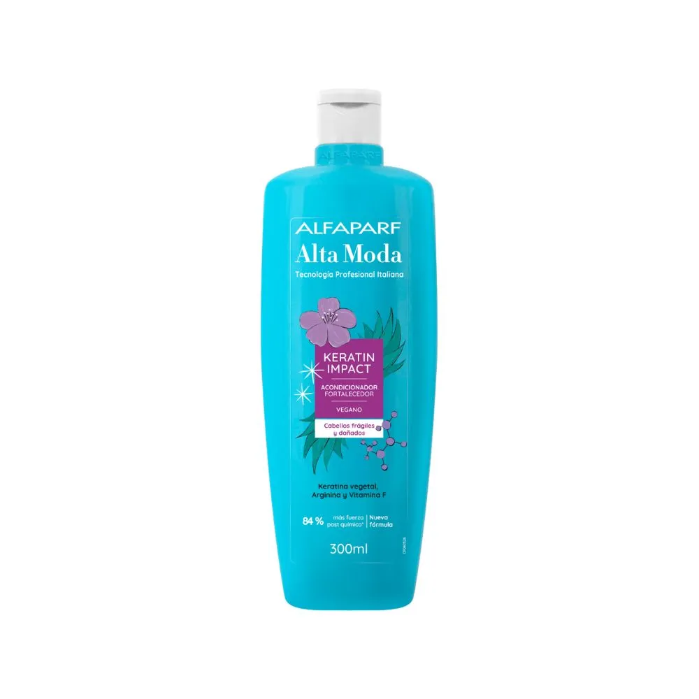 Alta Moda Acondicionador Fortalecedor Keratin Impact Vegano