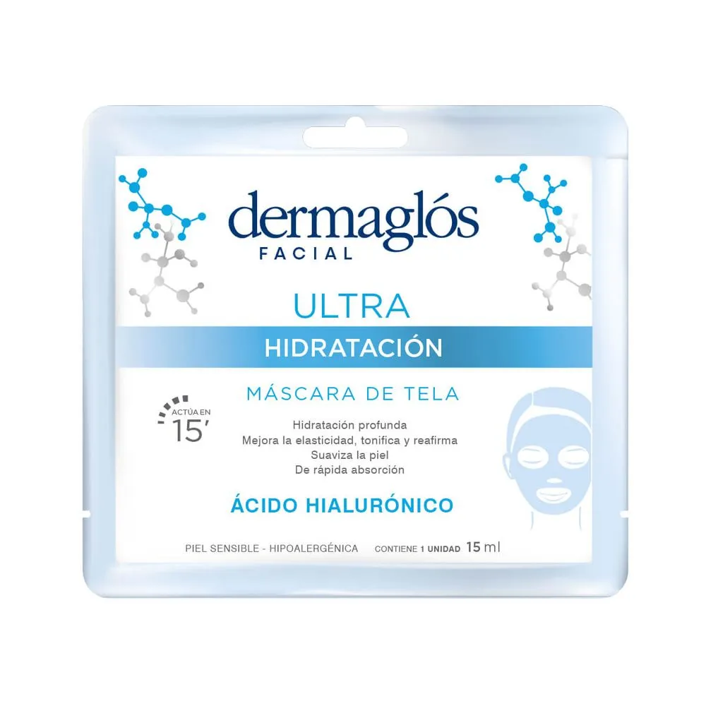 Dermaglós Mascarilla de Tela Ultra Hidratación
