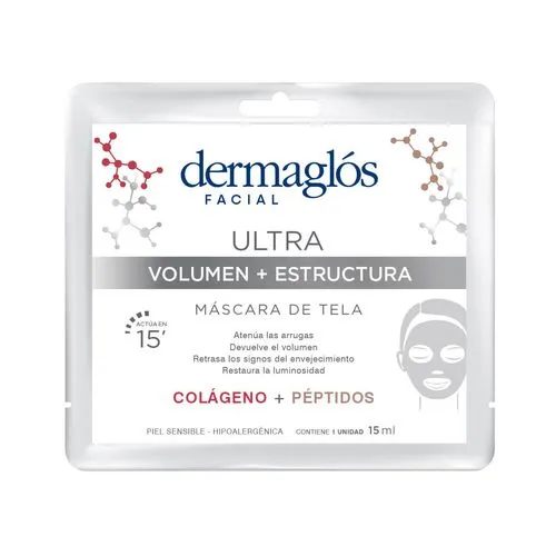 Dermaglós Mascarilla de Tela Ultra Volumen + Estructura