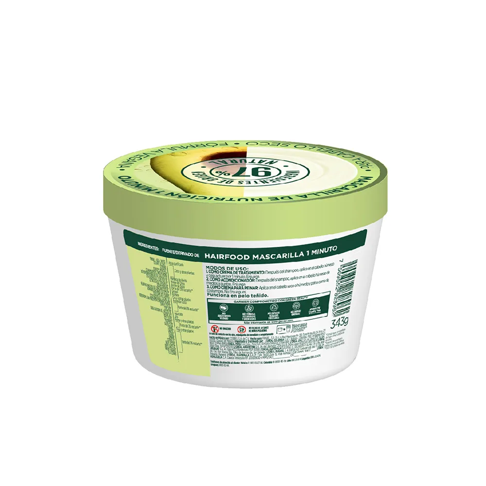 Fructis Mascarilla Hair Food Palta