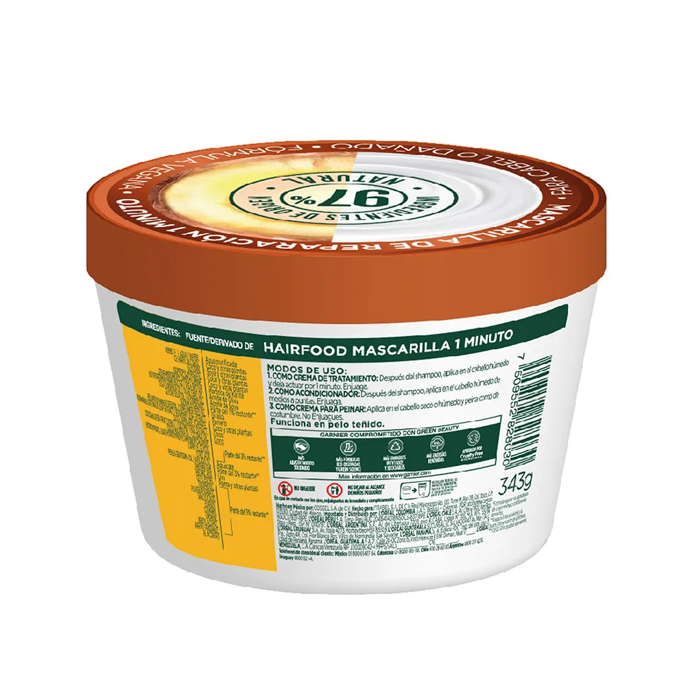 Fructis Mascarilla Hair Food Coco