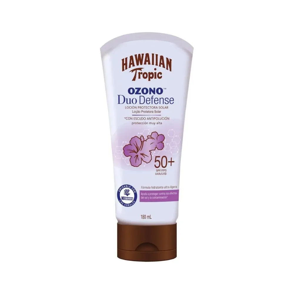 Hawaiian Tropic Protector Solar Ozono Duo Defense FPS +50