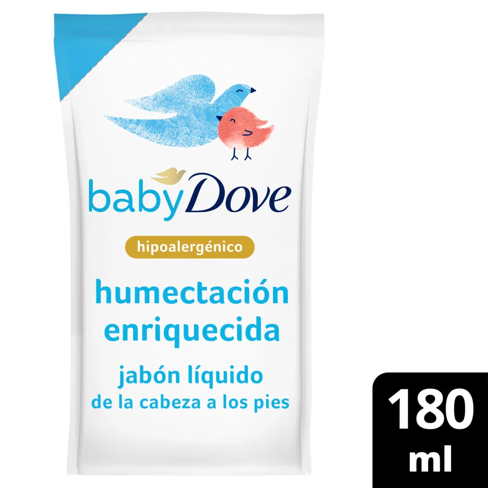 Dove Jabón Líquido Corporal Baby Humectación Enriquecida Refill