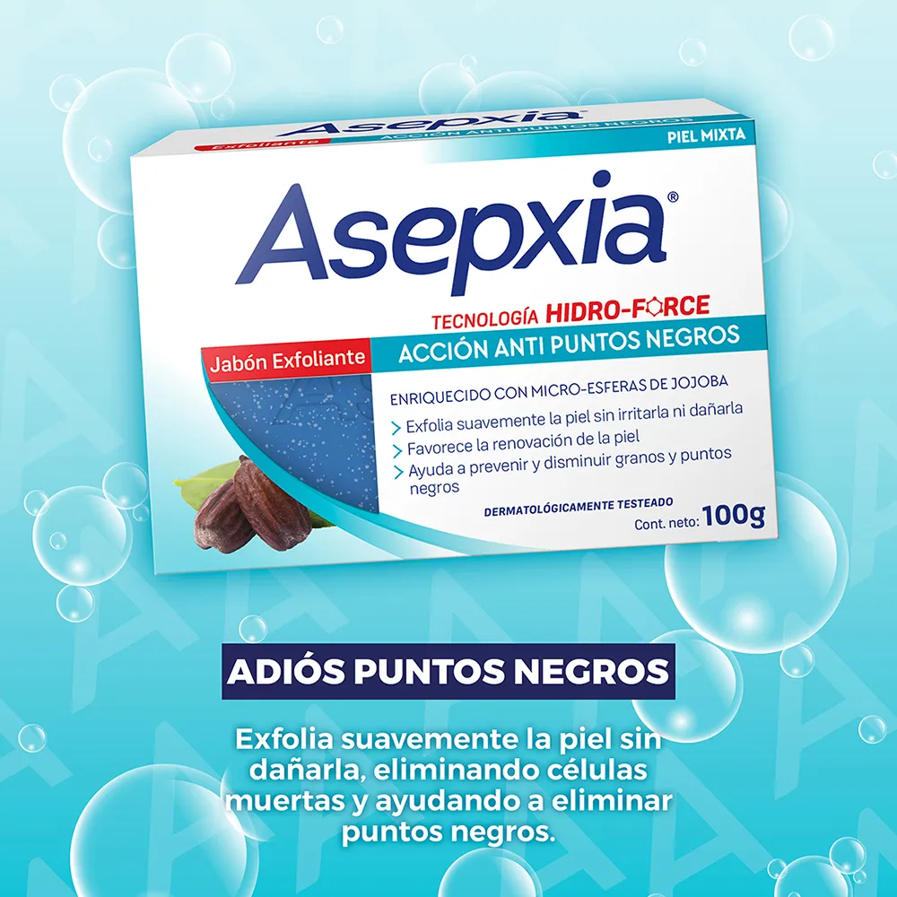 Asepxia Jabón En Barra Exfoliante