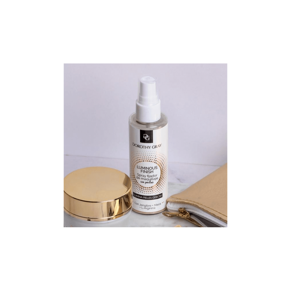 Dorothy Gray Fijador De Maquillaje En Spray Luminous Finish Con Perlas