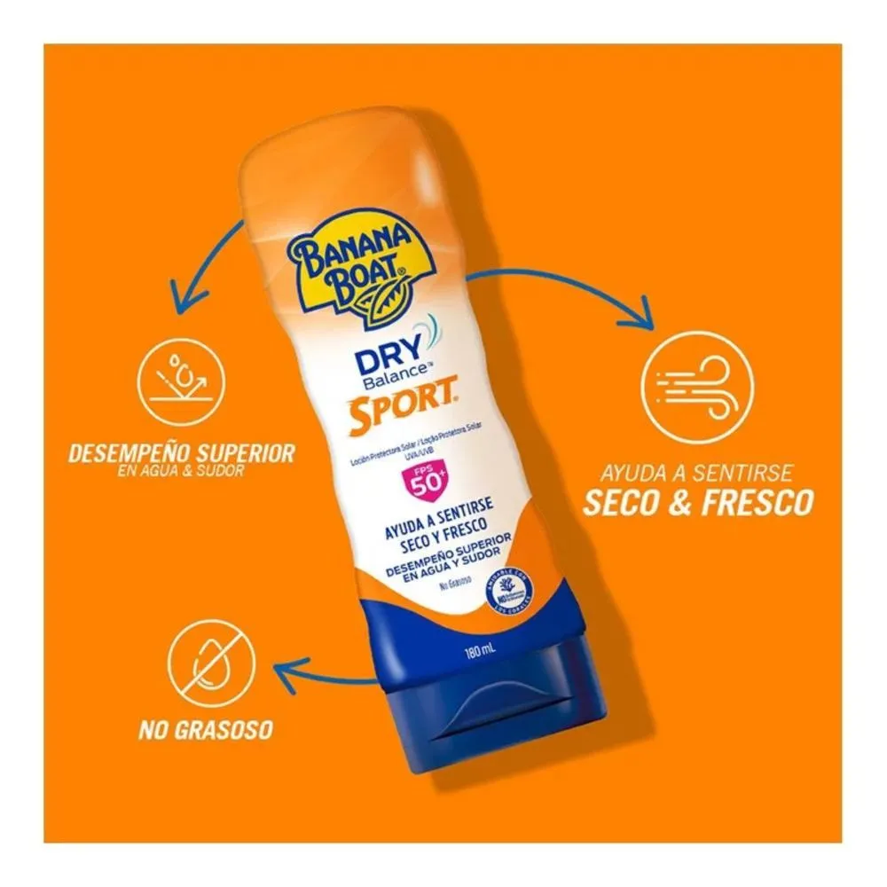 Banana Boat Protector Solar Dry Balance Sport FPS 50