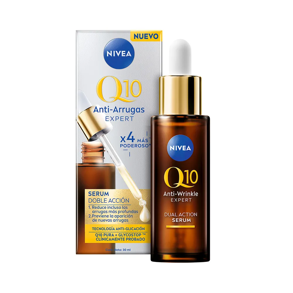 Nivea Sérum Facial Doble Acción NIVEA Q10 Antiarrugas Expert 30 ml