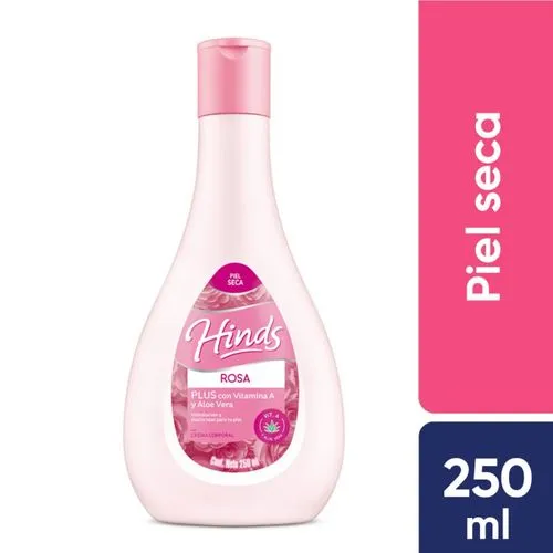 Hinds Crema Corporal Rosa Plus Con Vitamina A y Aloe Vera