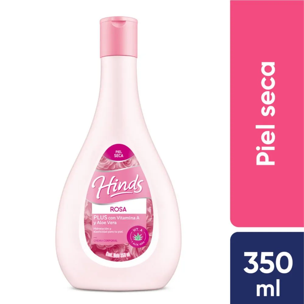 Hinds Crema Corporal Rosa Plus Con Vitamina A y Aloe Vera