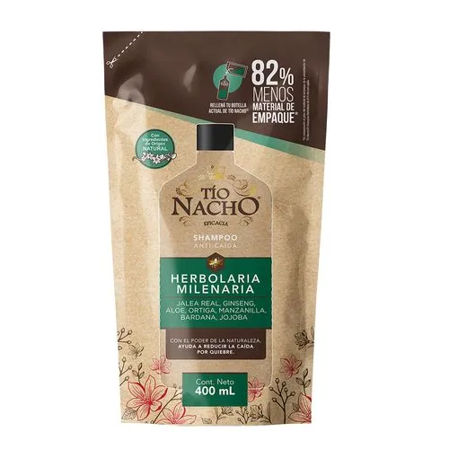 Tío Nacho Shampoo Herbolaria Milenaria Recarga