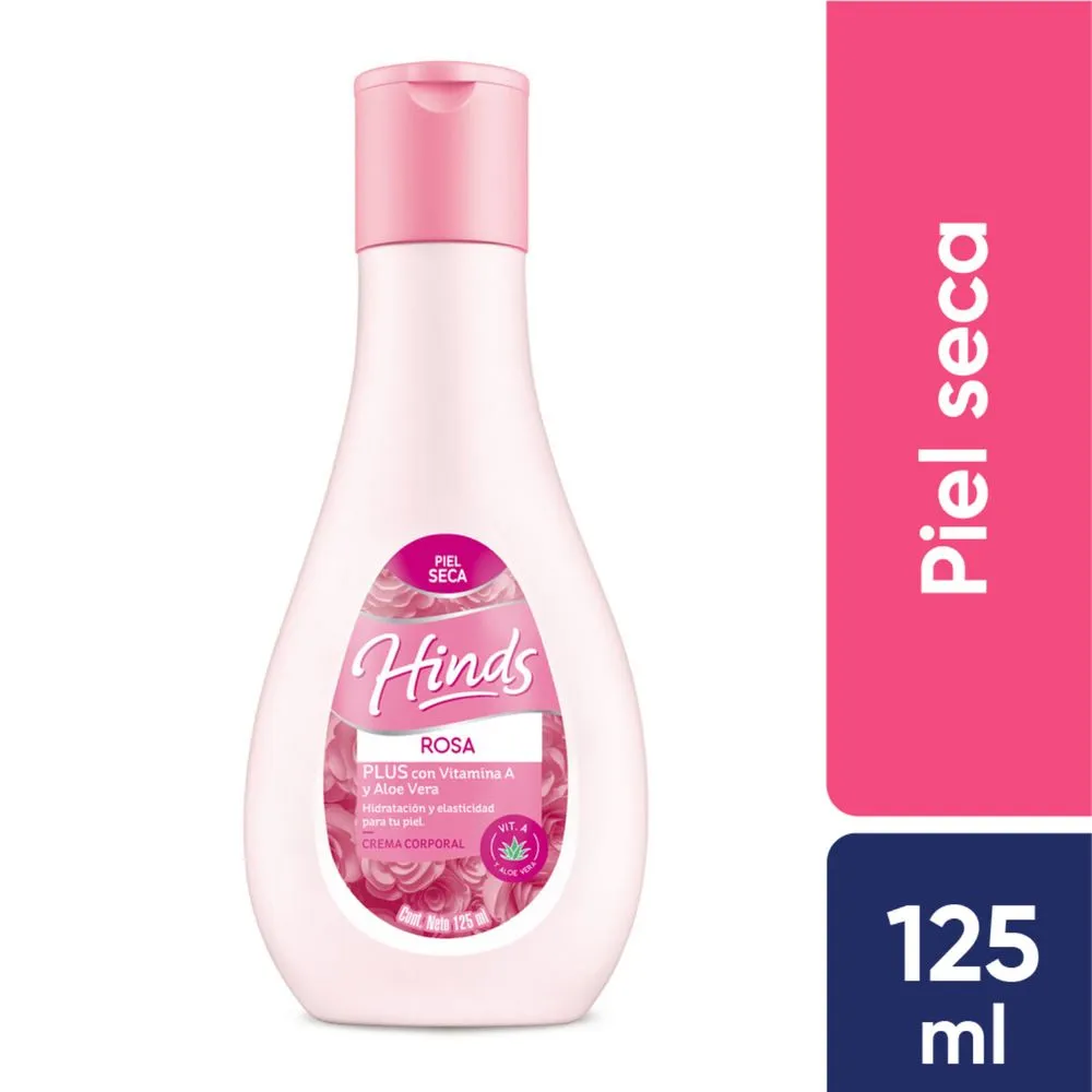 Hinds Crema Corporal Rosa Plus Con Vitamina A y Aloe Vera