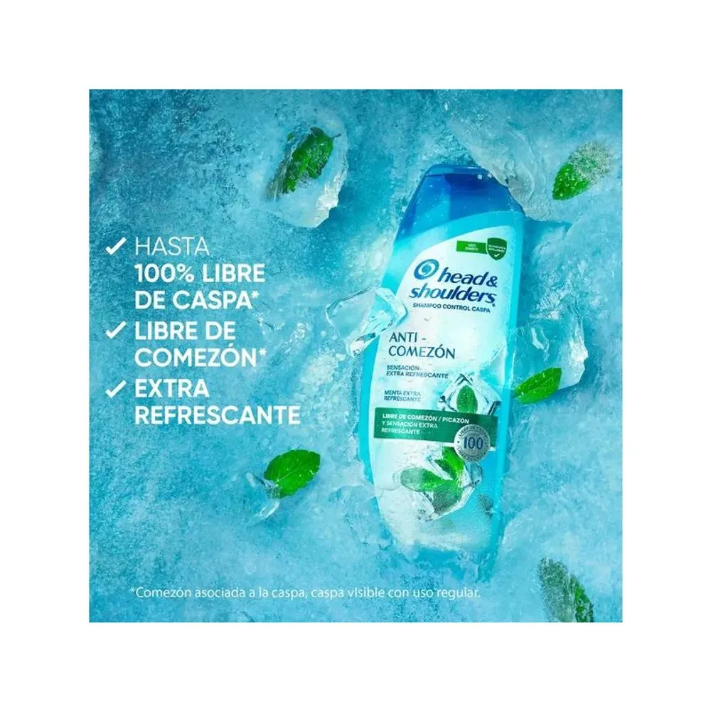 Head & Shoulders Shampoo Anti-Comezón Extra Refrescante