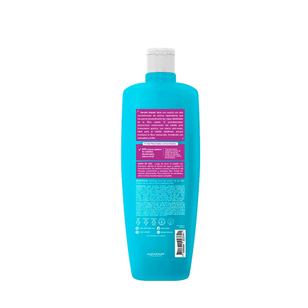 Alta Moda Acondicionador Fortalecedor Keratin Impact Vegano