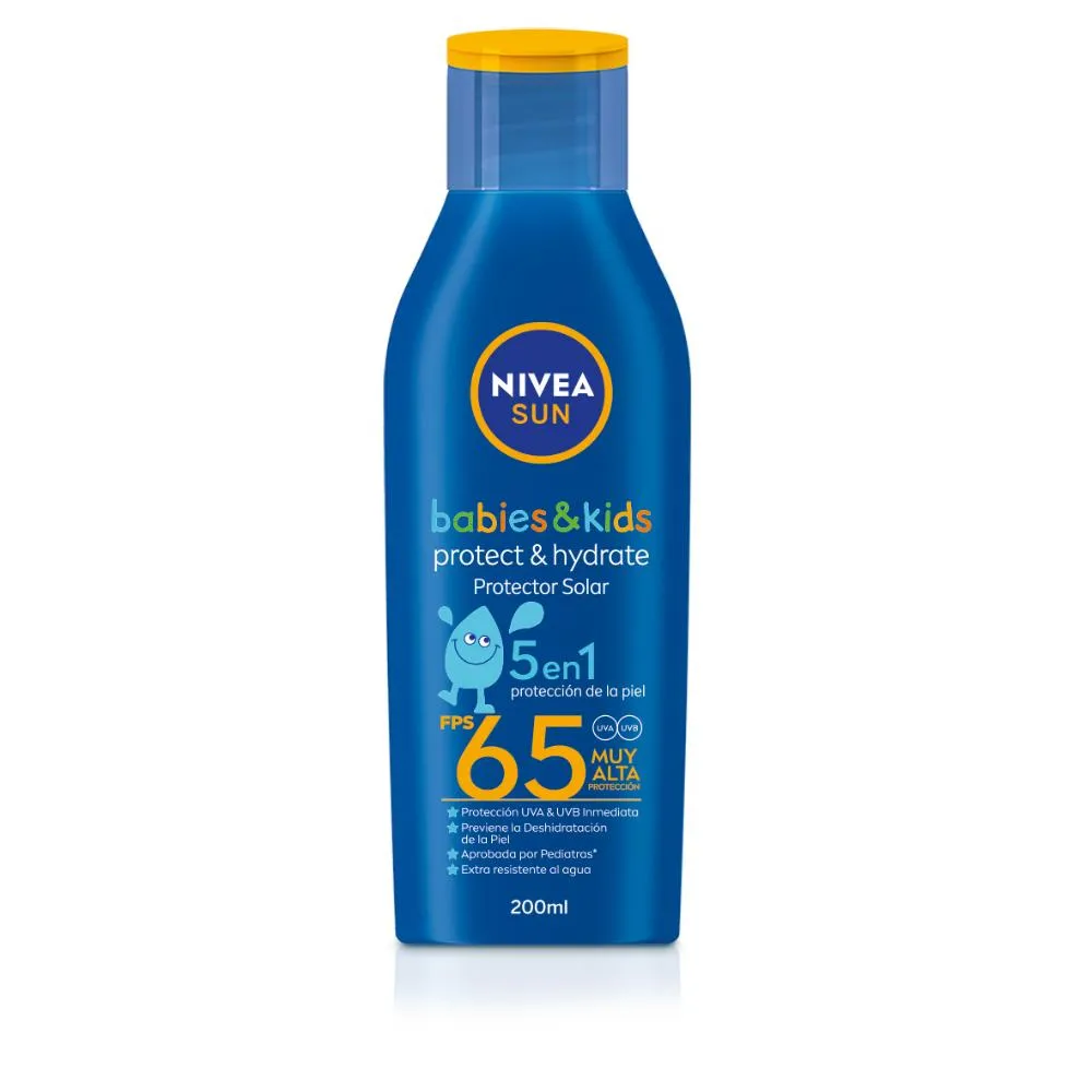 Nivea Protector Solar Protect & Hydrate Babies & Kids 5 en 1 FPS 65
