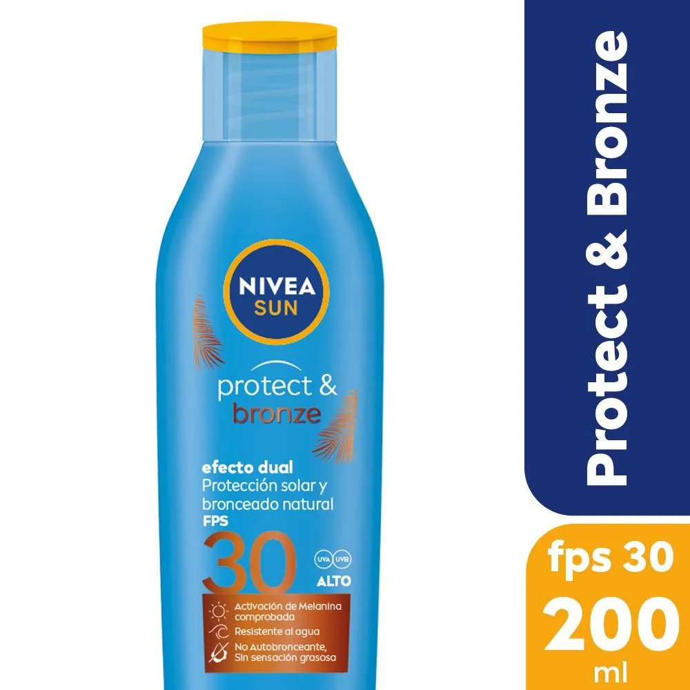 Nivea Protector solar NIVEA SUN Protect & Bronze FPS 30 200 ml