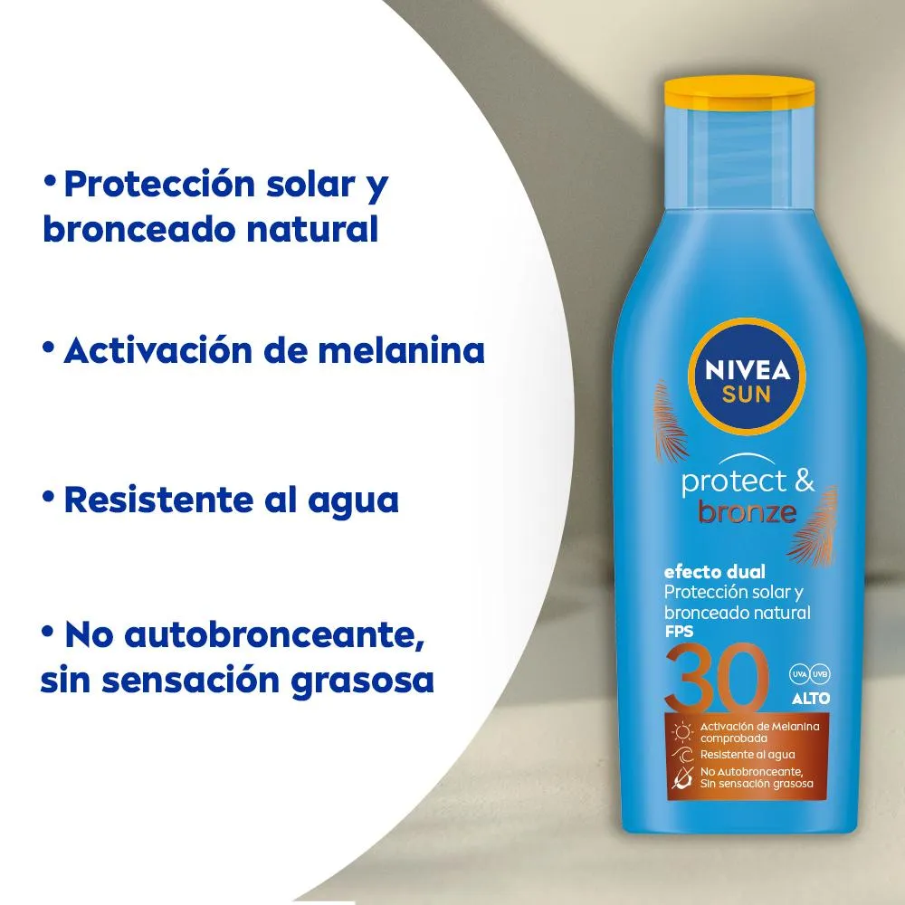 Nivea Protector solar NIVEA SUN Protect & Bronze FPS 30 200 ml